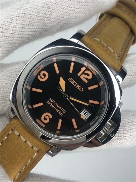 seiko mod panerai|Seiko Panerai luminor.